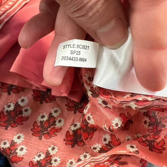 J. Crew Cabana Mini Dress in Block Pint Salmon Pink XXS - Picture 10 of 12